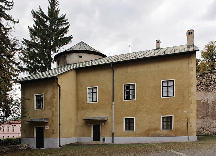The parish bastion at Štefana Moyzesa 18 in Banská Bystrica