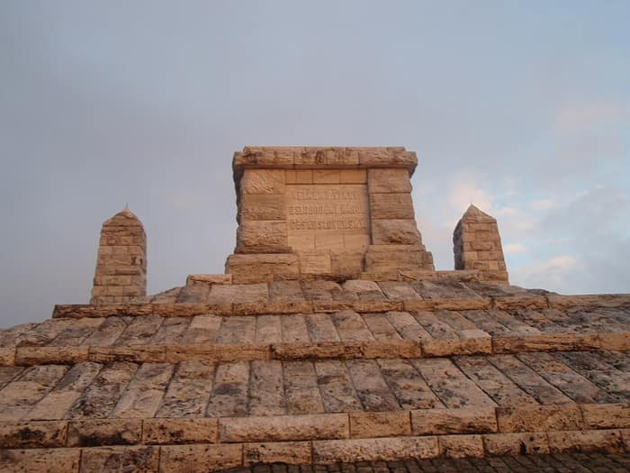 Staircase and terraces of the Štefánik mausoleum