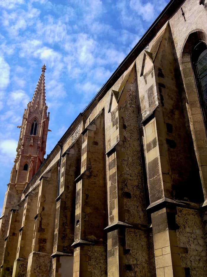 Exterior of the Clarissine Church and former convent