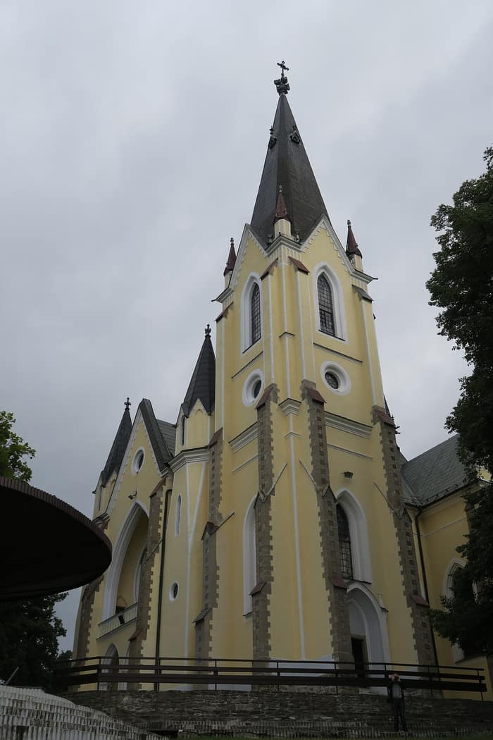 A Látogatás-bazilika, az épület részlete