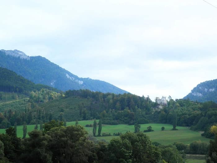 Castle walls of Blatnica in the forest of the Greater Fatra foothills