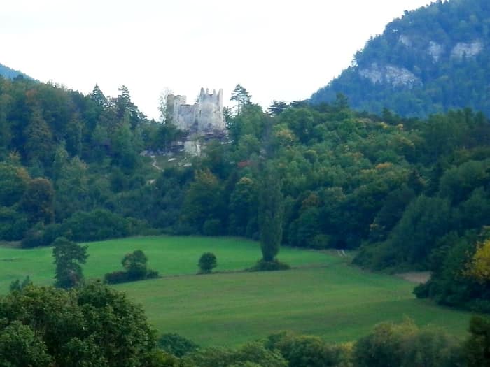 Weathered stonework of Blatnica Castle