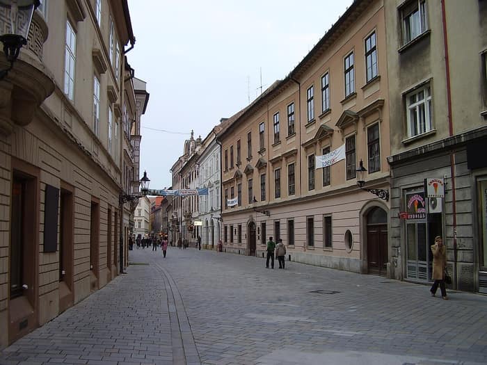 The palace in the Old Town of Bratislava