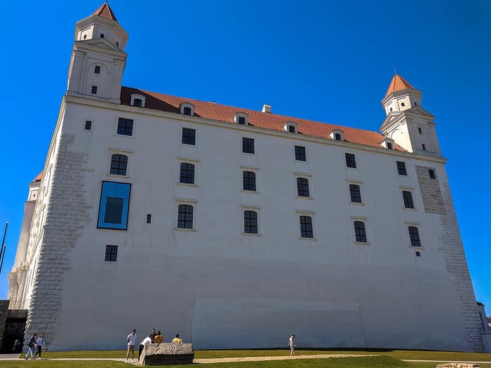 Bratislava Castle seen from the east