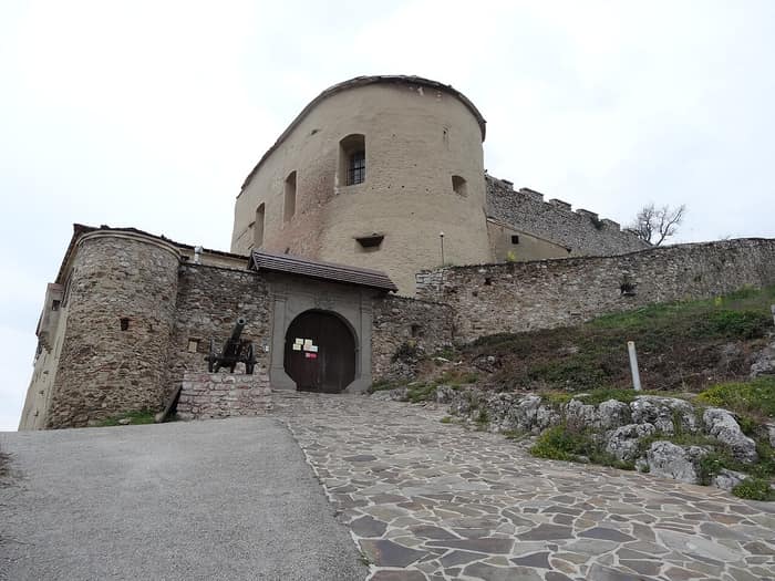 View of Krásna Hôrka Castle, photographed in August 2012