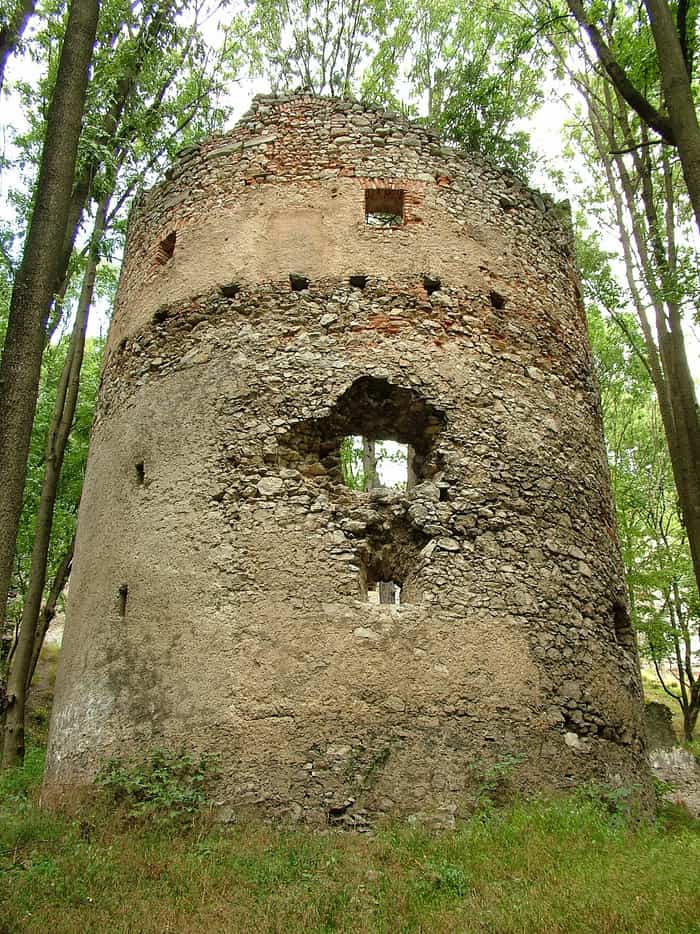 Remains of the upper castle at Dobrá Voda