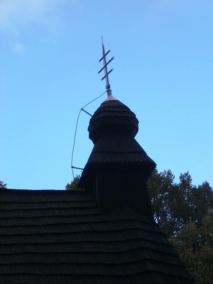 Wooden church of Ruská Bystrá, view 2