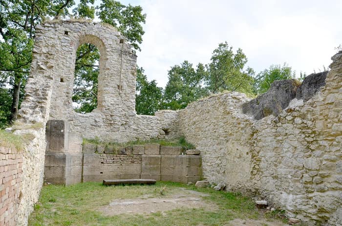 Another view of the monastery ruins at Katarínka