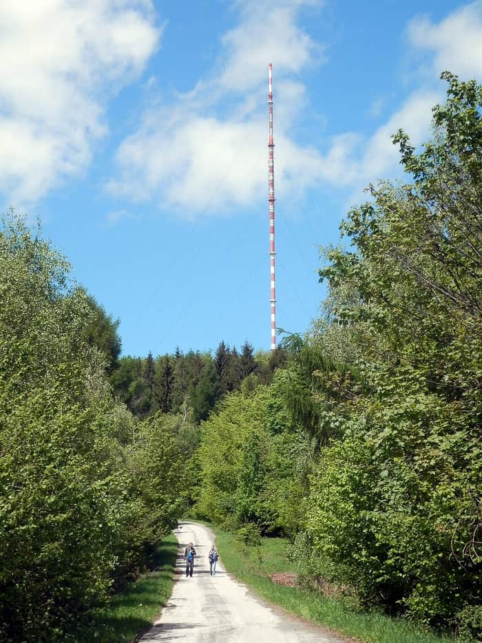 A Dubník adótorony, második nézet alulról