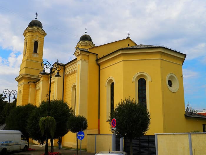 The cathedral of the Nativity of the Mother of God in the historic centre of Košice