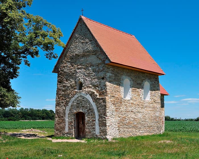 The small pre-Romanesque church of St Margaret of Antioch near Kopčany