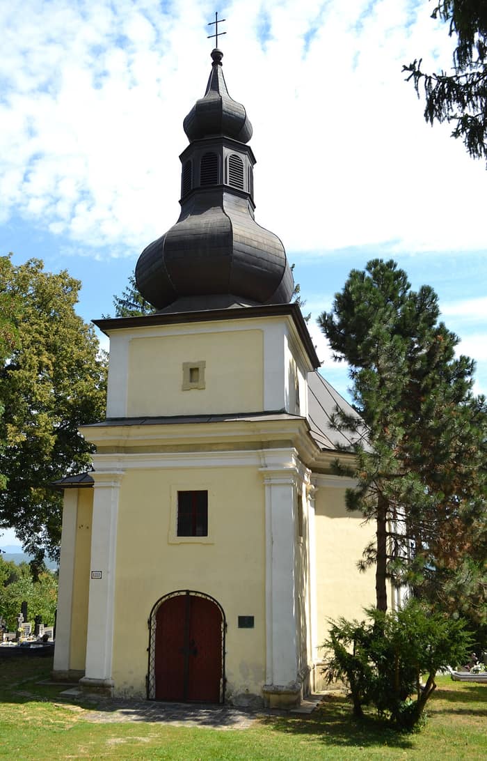 Baroque octagonal chapel of St Rosalie in Košice, view a