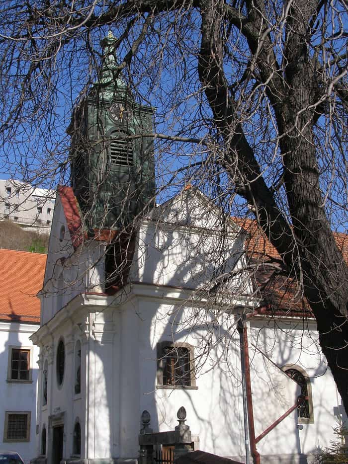 Holy Trinity Church in Podhradie below Bratislava Castle