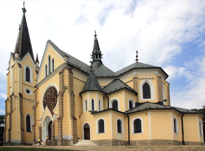 The basilica on Mariánska hora above Levoča