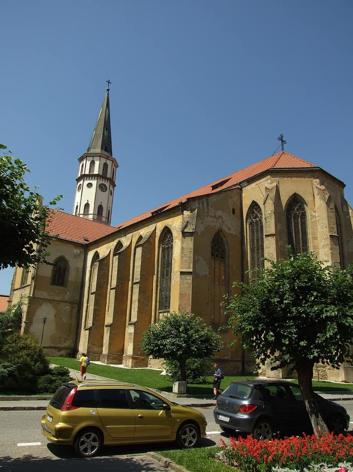 The Gothic church of St James in Levoča
