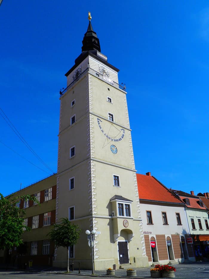 Der Stadtturm von Trnava mit seiner Zwiebelhaube