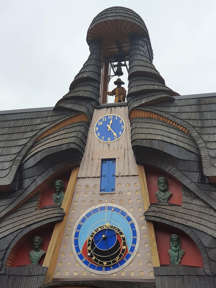 The orloj of Stará Bystrica seen from another angle