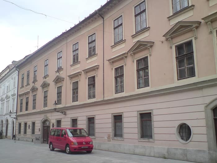The Pálffy Palace on Panská street in Bratislava