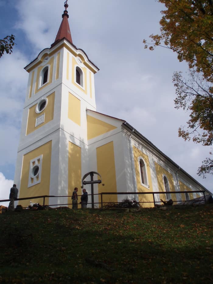 The church of Our Lady of Sorrows in Pohorelá