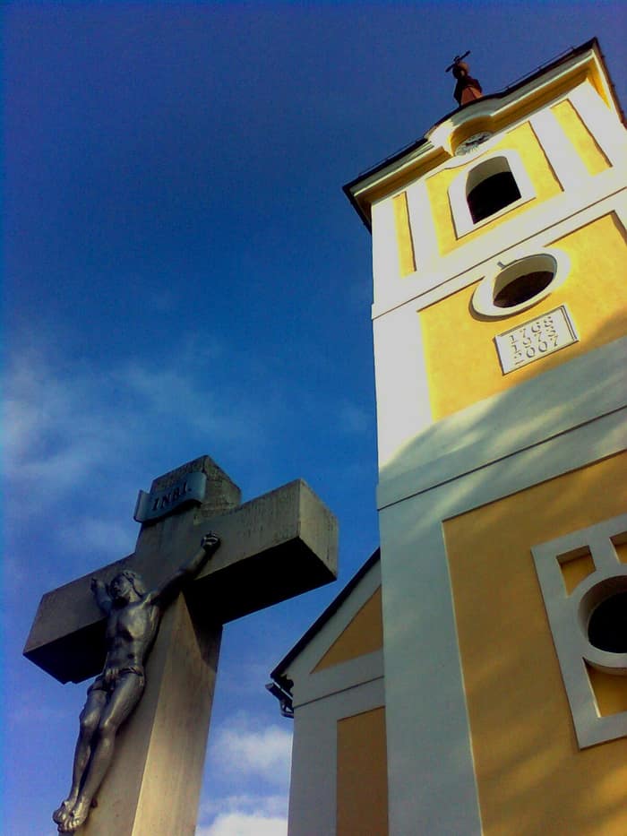 Church of Our Lady of Sorrows in Pohorelá, view 2