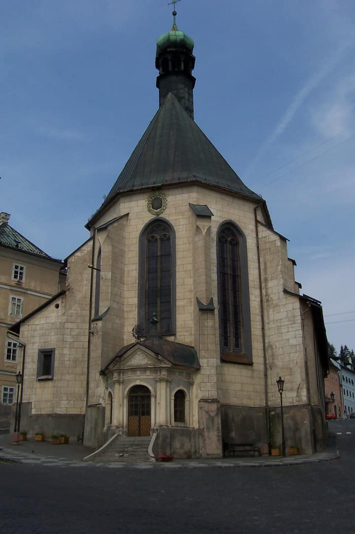 The Late Gothic St Catherine's Church in Banská Štiavnica