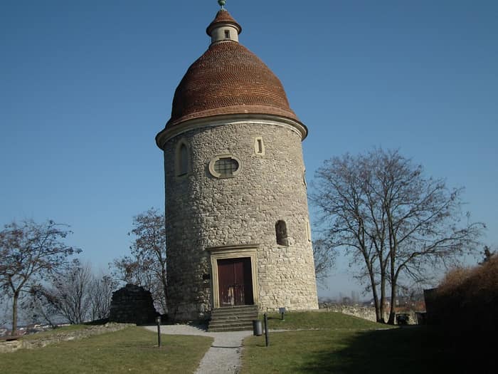 The Rotunda of St George seen from the side