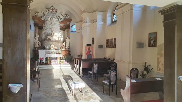 Interior of the Chapel of Saint Rozália