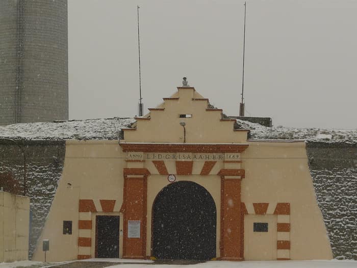 Entrance to the Leopoldov prison