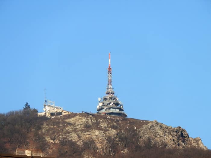 The transmitter on the Zobor hill
