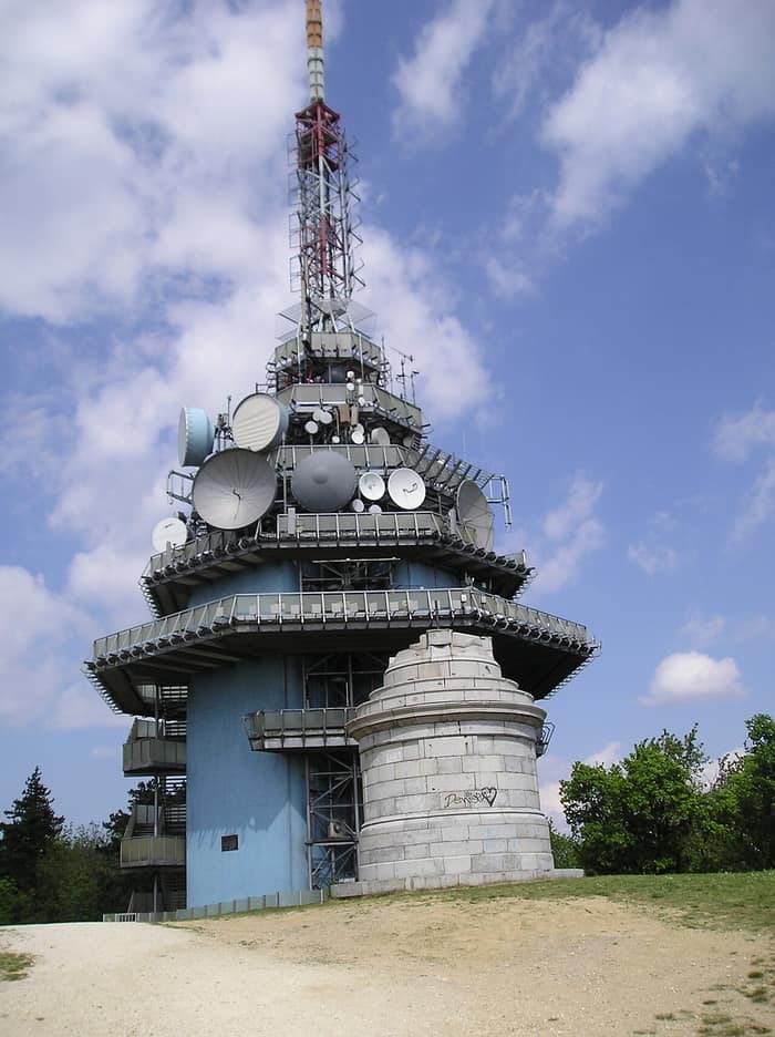 The Zobor transmitter seen from another angle